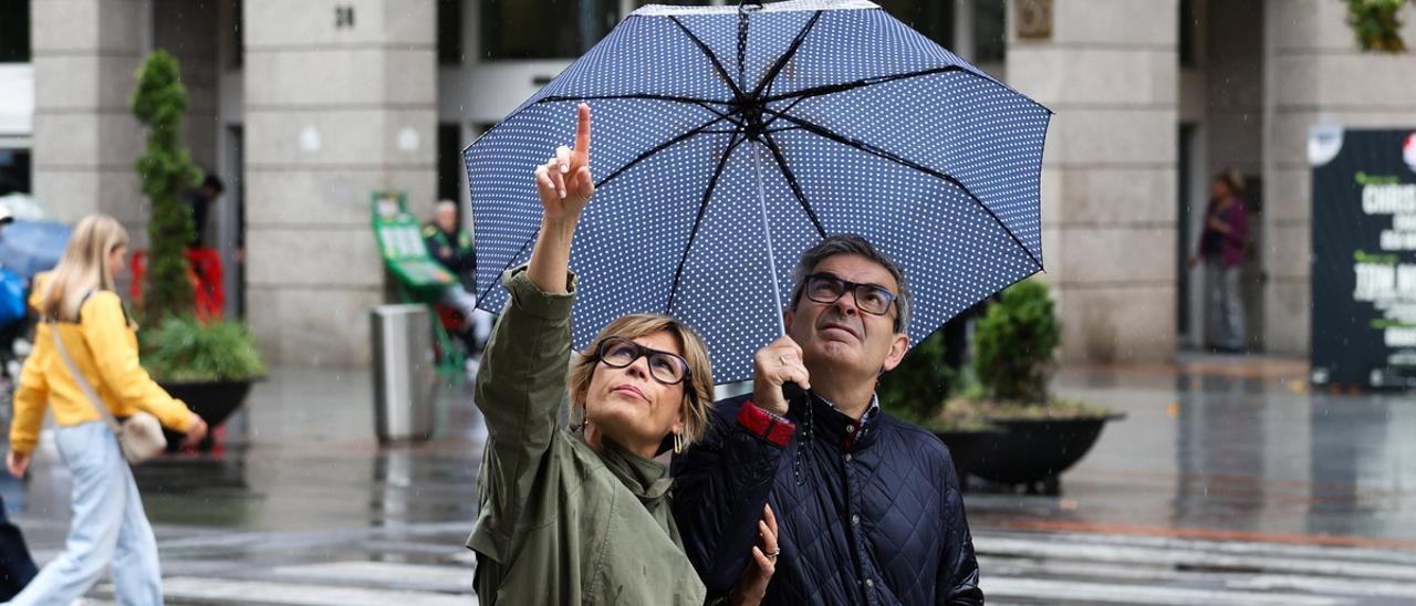 Lluvias y tormentas en mayo en Bilbao