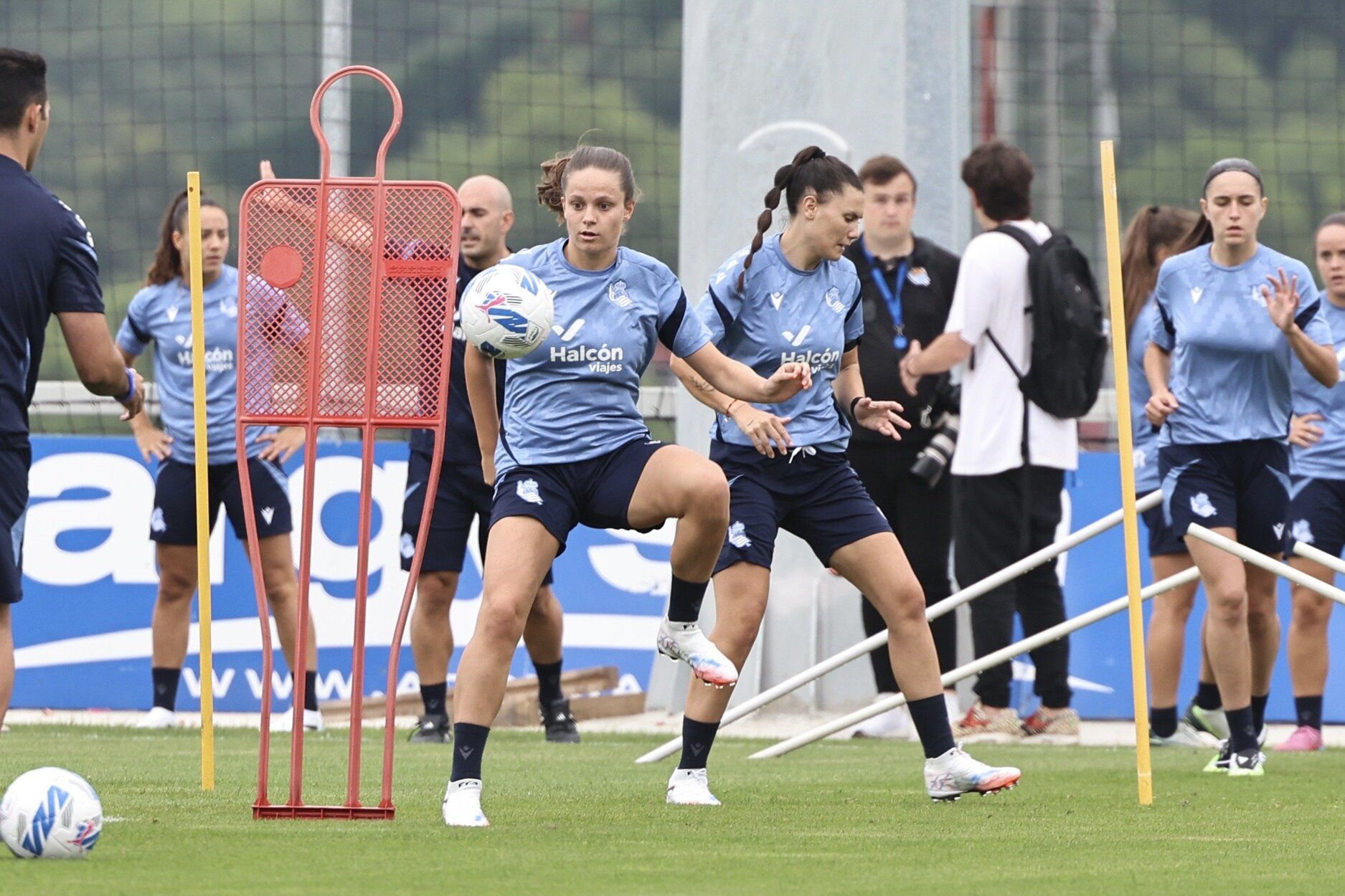 Primer entrenamiento de la Real femenino