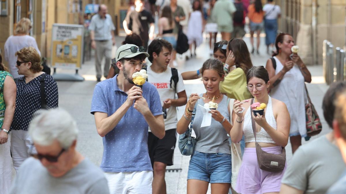 Un helado para continuar paseando