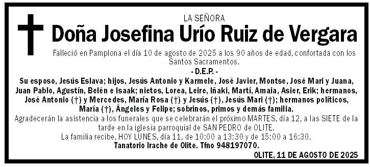 Josefina Urío Ruiz de Vergara