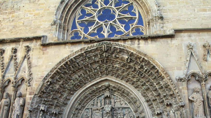 Representación del recibimiento y jura del príncipe Don Carlos, en la celebración de la Feria Medieval de Olite del año pasado.