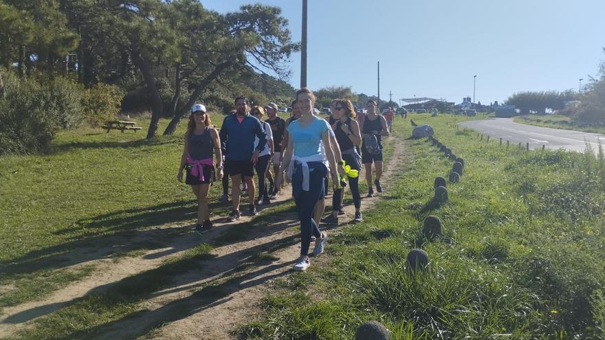 Más de 900 personas  disfrutan de la marcha regulada de Algorta