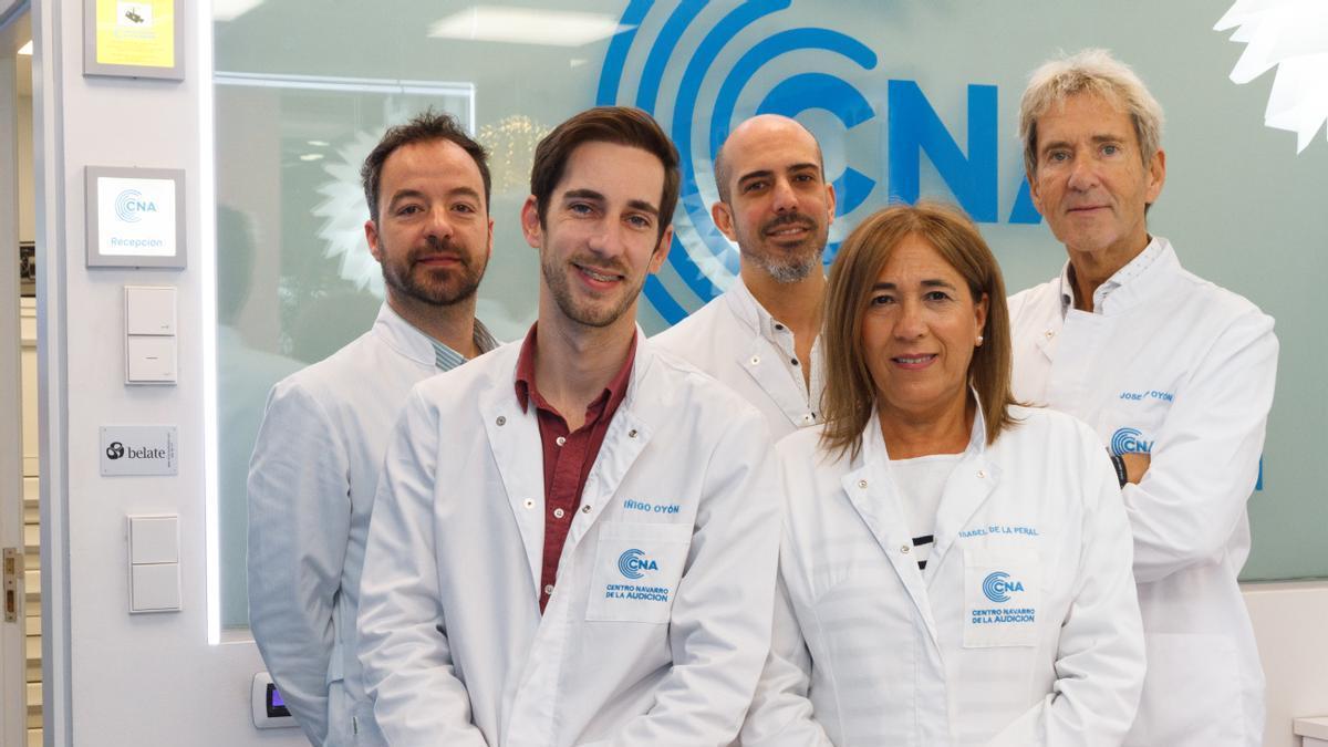 Equipo profesional del Centro Navarro de la Audición.