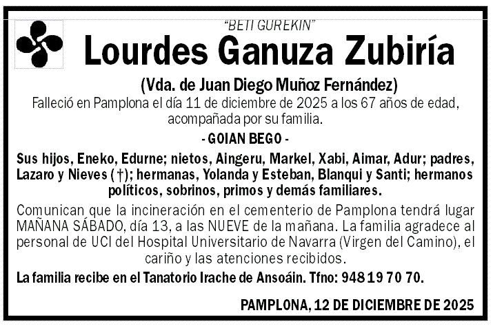 Lourdes Ganuza Zubiría