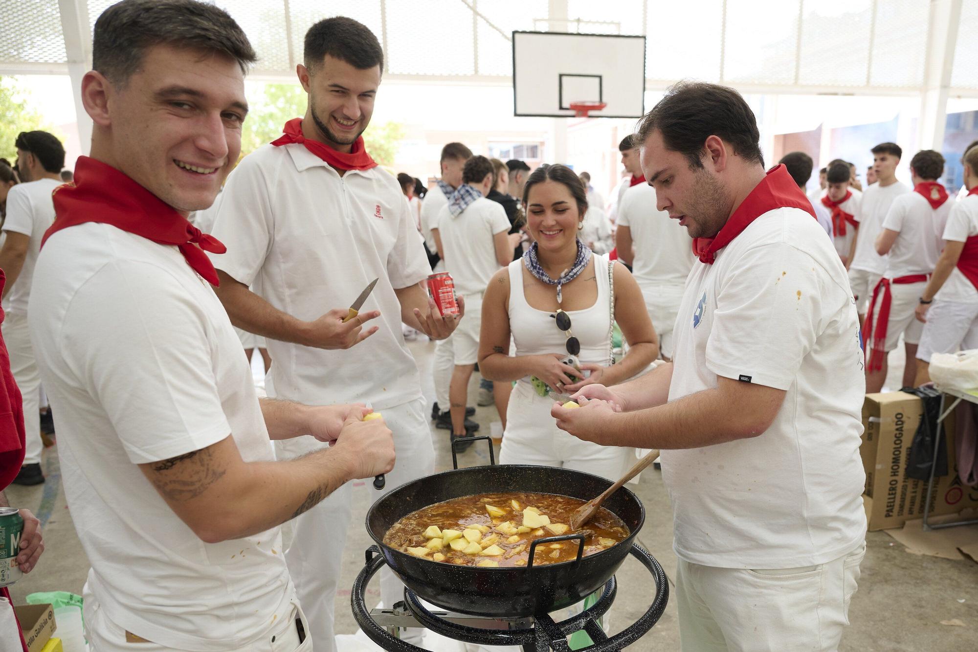 Fotos de la comida del pato en Zizur