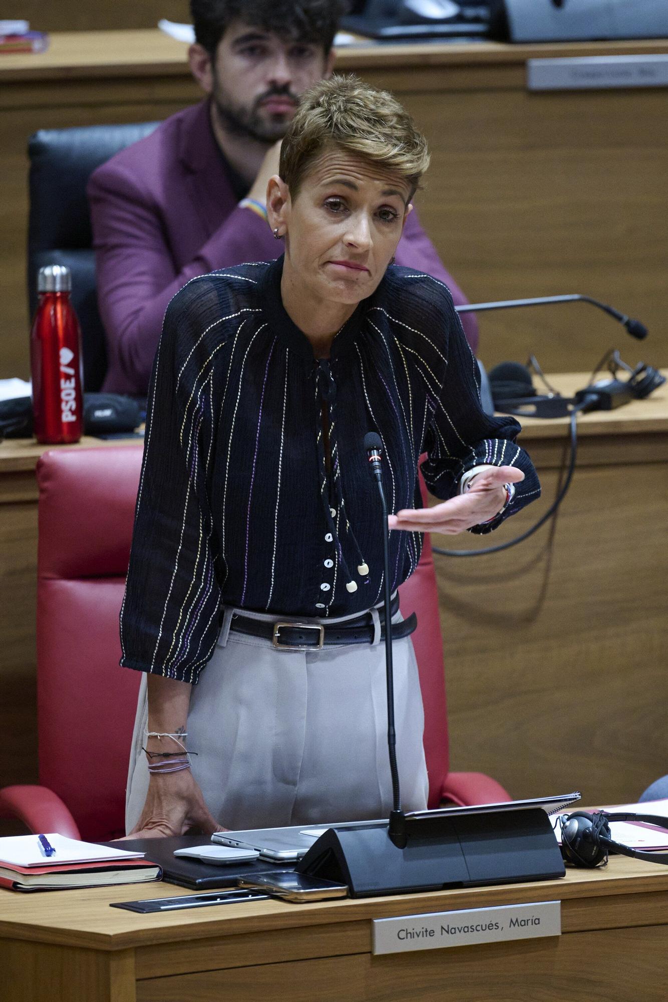Fotos del pleno del Parlamento de Navarra (primero del curso 2025-26)