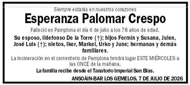 Esperanza Palomar Crespo