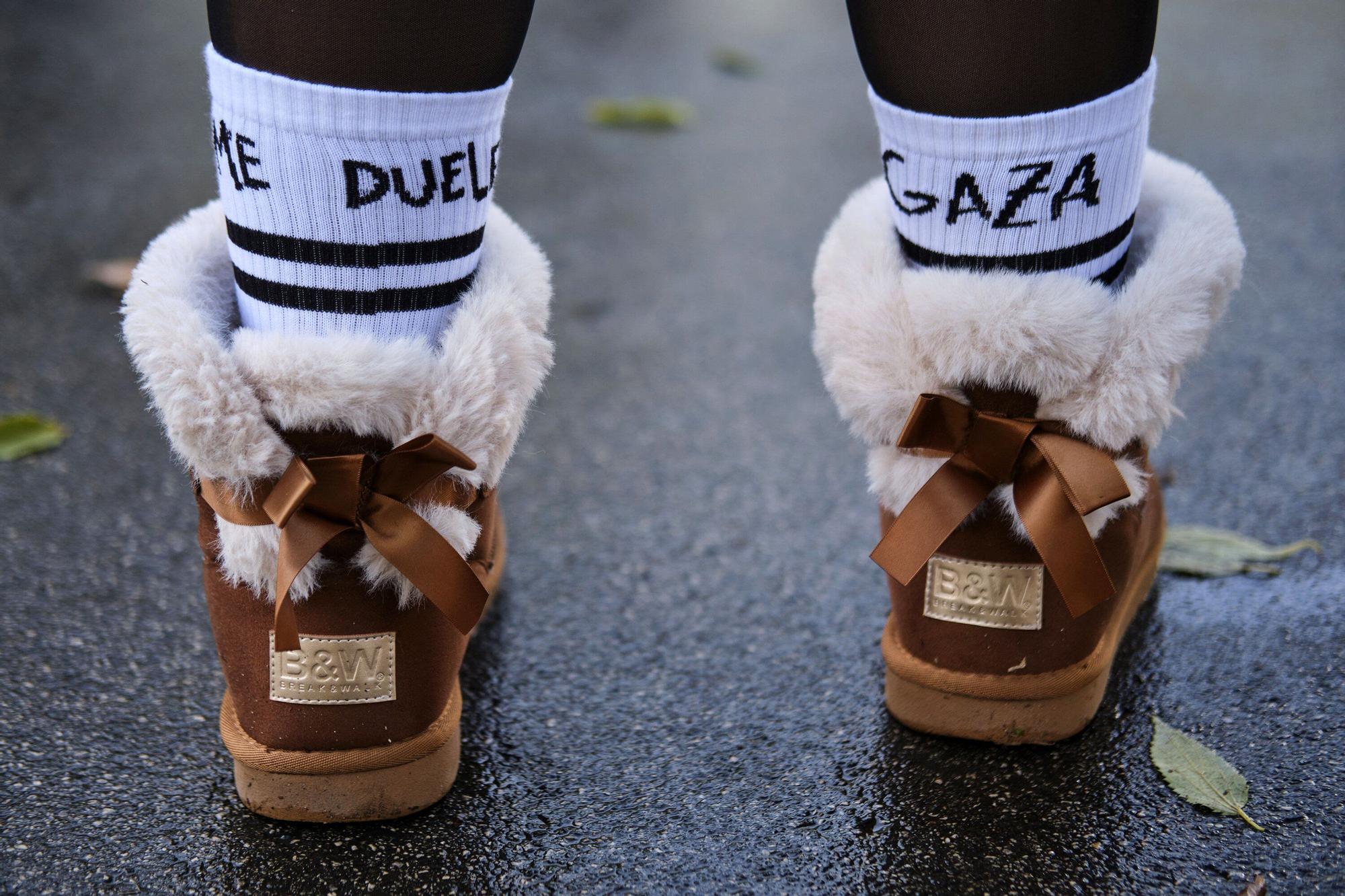 En fotos | Iruña reclama la "ruptura de relaciones con Israel"