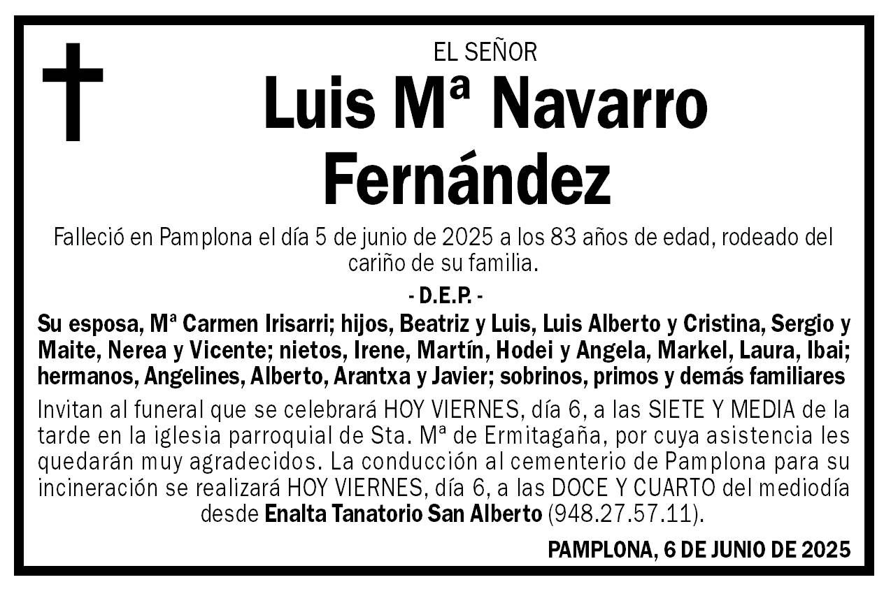 Luis Mª Navarro Fernández