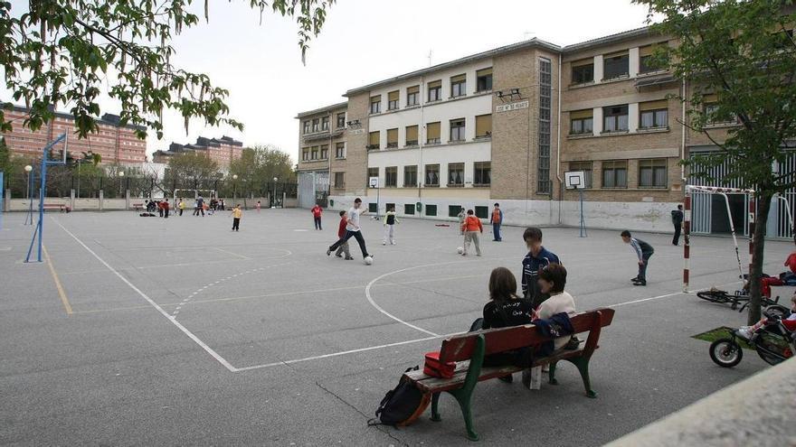 El espacio cubierto del patio del CP Jose María Huarte integrará las aportaciones de la comunidad educativa