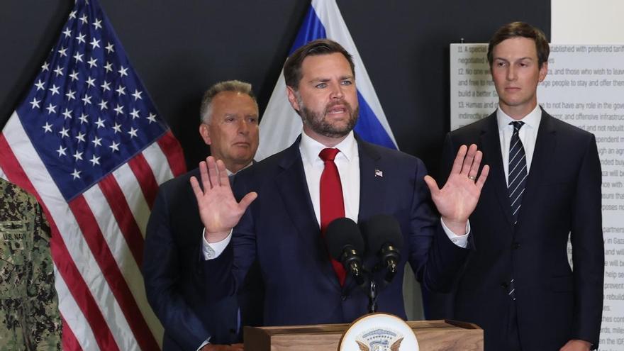 JD Vance pide desde Israel el desarme de Hamás: &quot;Si no coopera, será eliminado&quot;