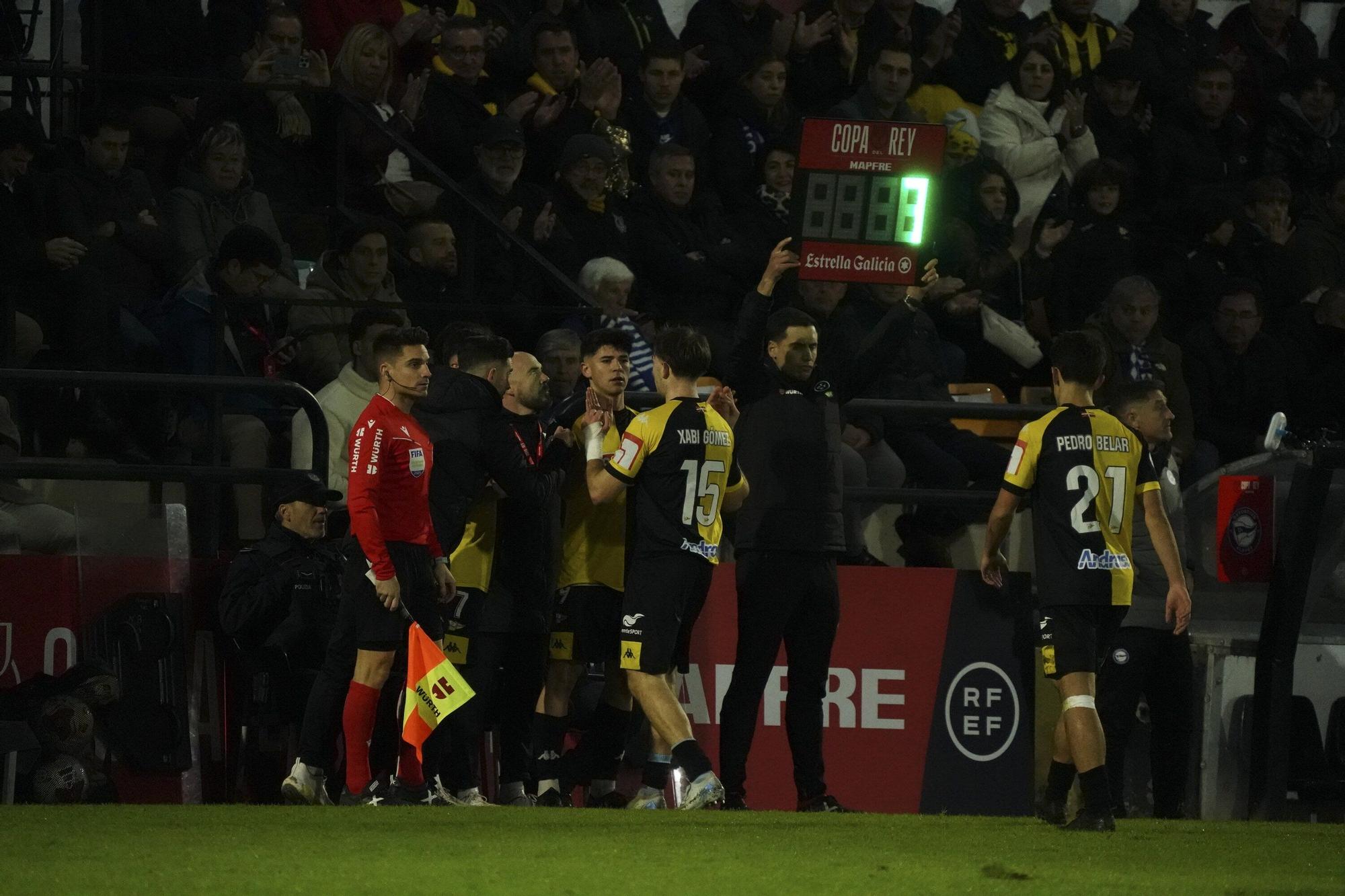 El Portugalete-Alavés, en imágenes
