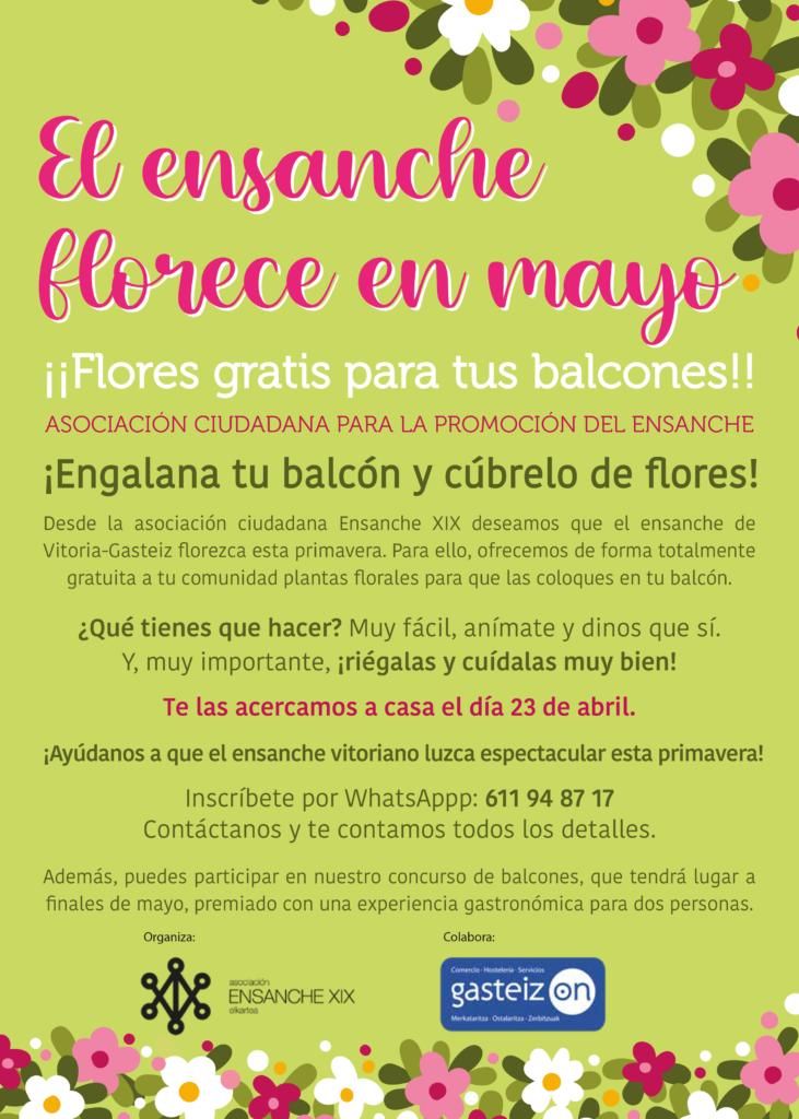 Cartel de la iniciativa de Ensanche XIX