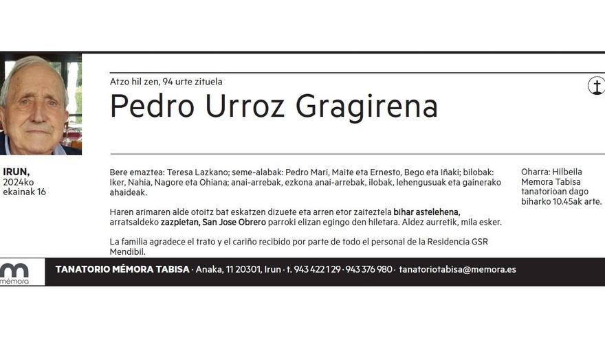 Pedro Urroz Gragirena