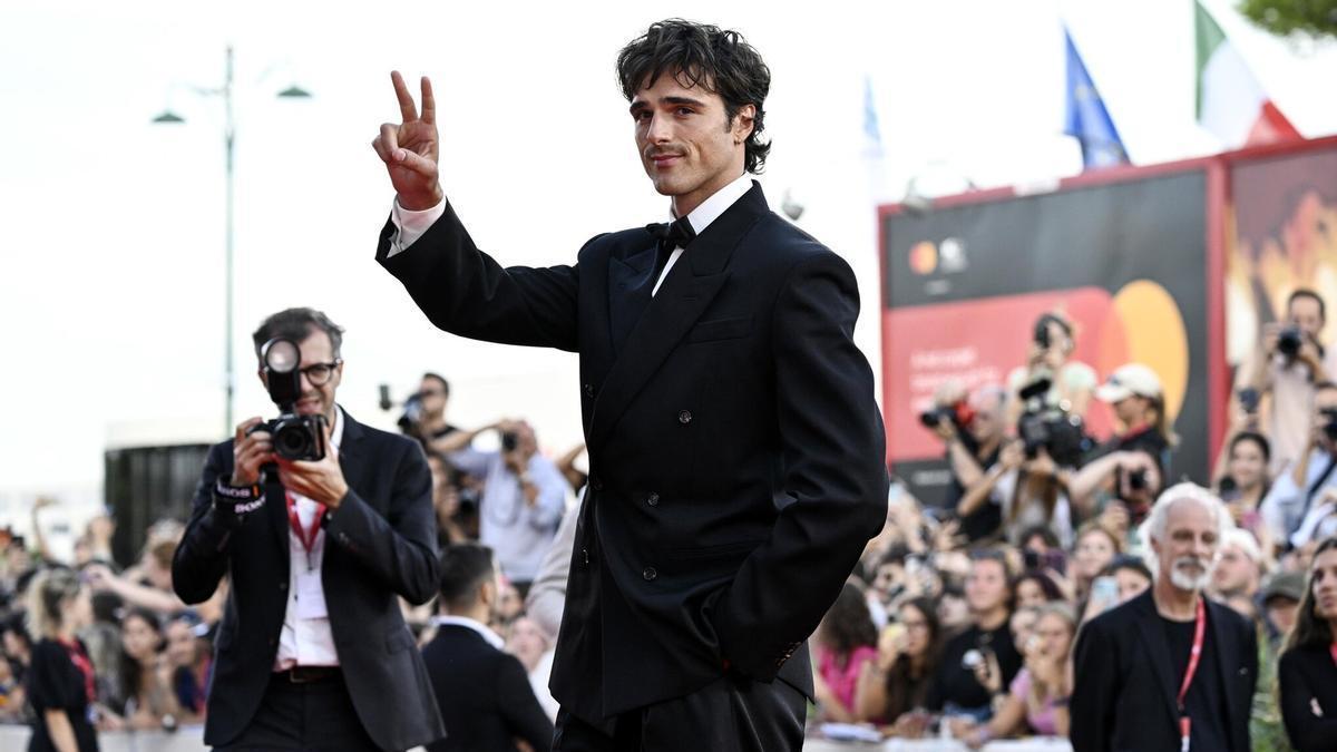 El actor australiano Jacob Elordi, en el Festival de Venecia para presentar Frankenstein