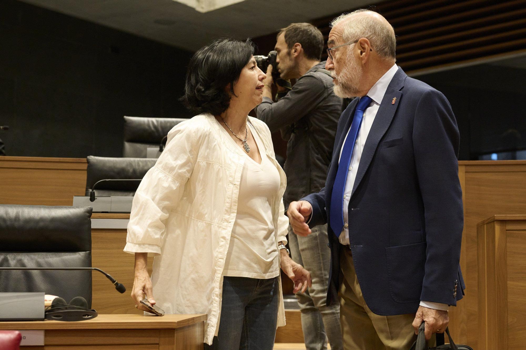 Fotos del pleno del Parlamento de Navarra (primero del curso 2025-26)