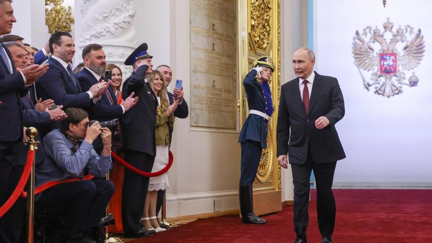 La ceremonia de investidura de Putin, en imágenes