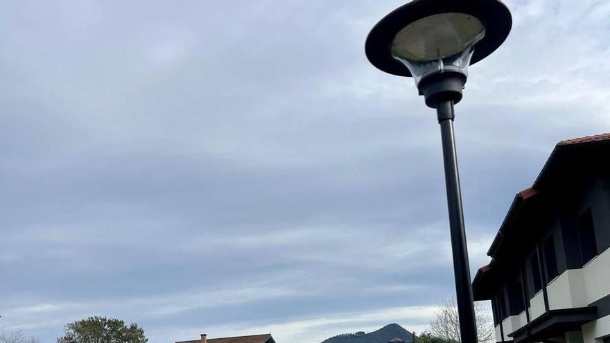 Murueta apuesta por la eficiencia energética con casi un centenar de nuevas farolas