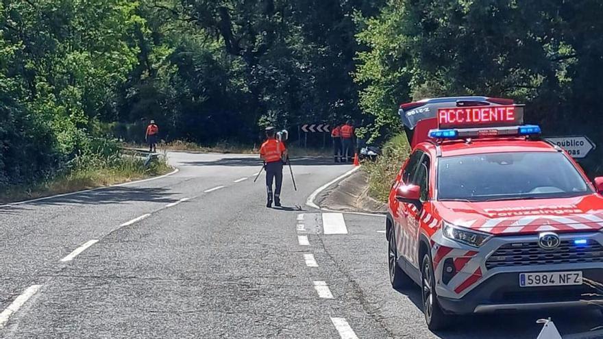 Herido cerca de Zudaire un hombre de 32 años en la colisión de un coche y una moto