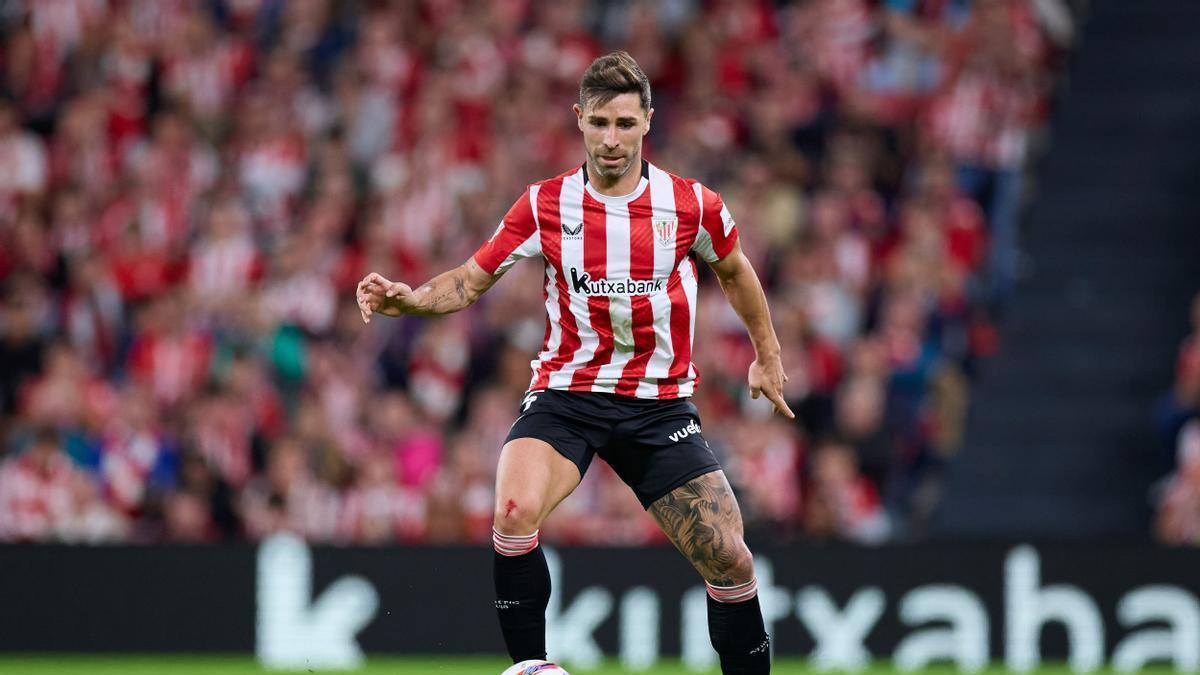 Yeray Álvarez, durante un partido en San Mamés.