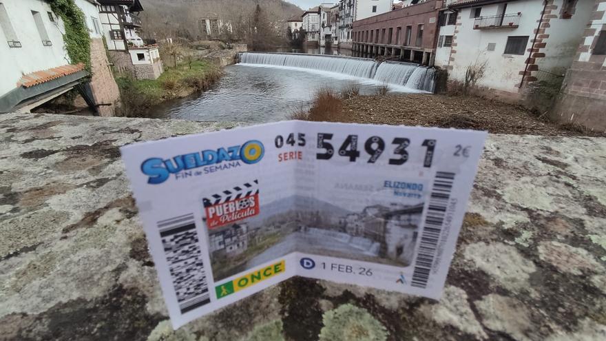 Elizondo, escenario de ‘La trilogía del Baztan’, protagonista del cupón de la ONCE del 1 de febrero