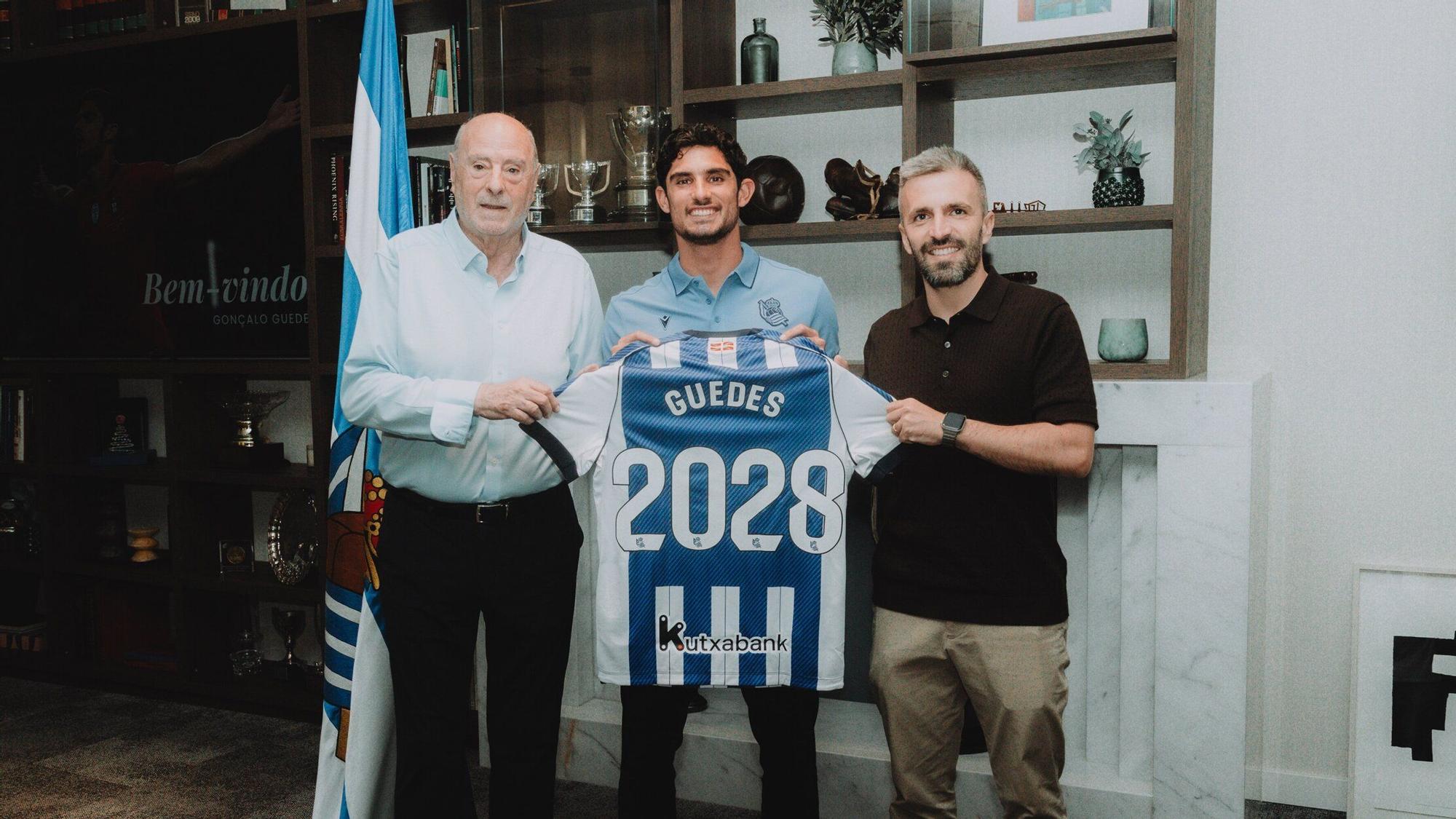 Guedes ya es jugador de la Real