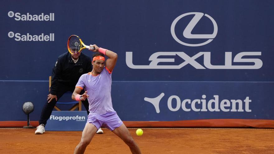 Nadal se despide del Conde de Godó tras caer en segunda ronda ante De Miñaur