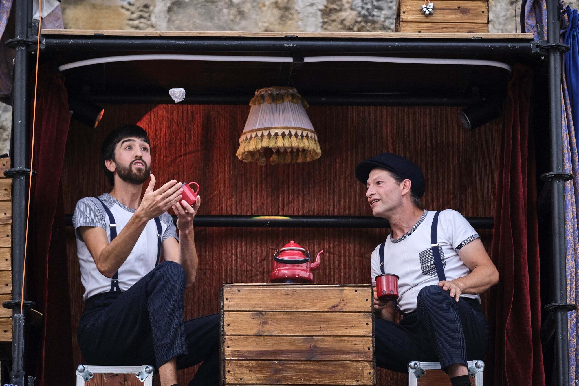 Cinco puntas con el espectaculo Ardatzak’ en la Ciudadela de Pamplona