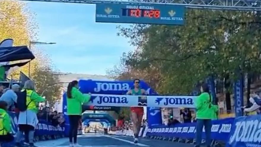 Celada y Tisalema, ganadores de la Behobia