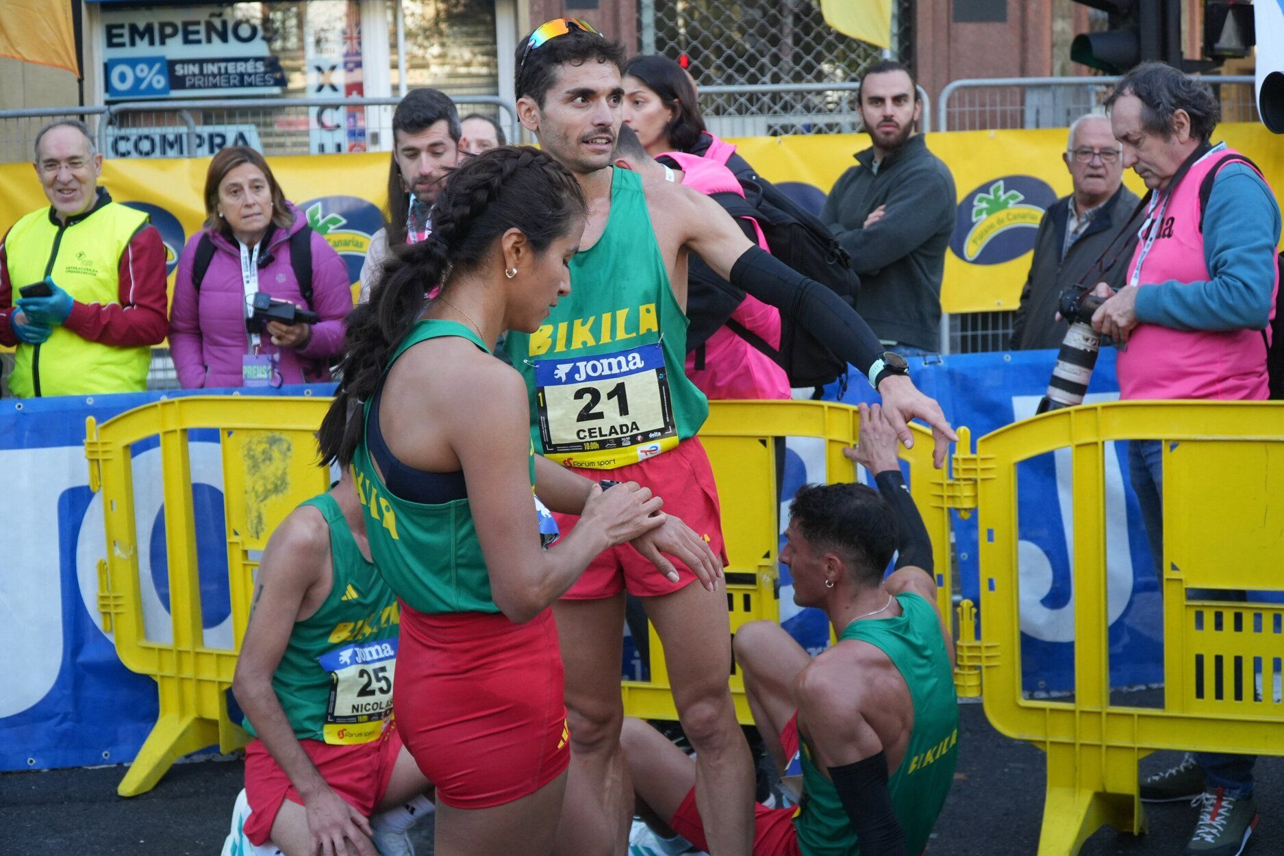 Los últimos metros de la Behobia