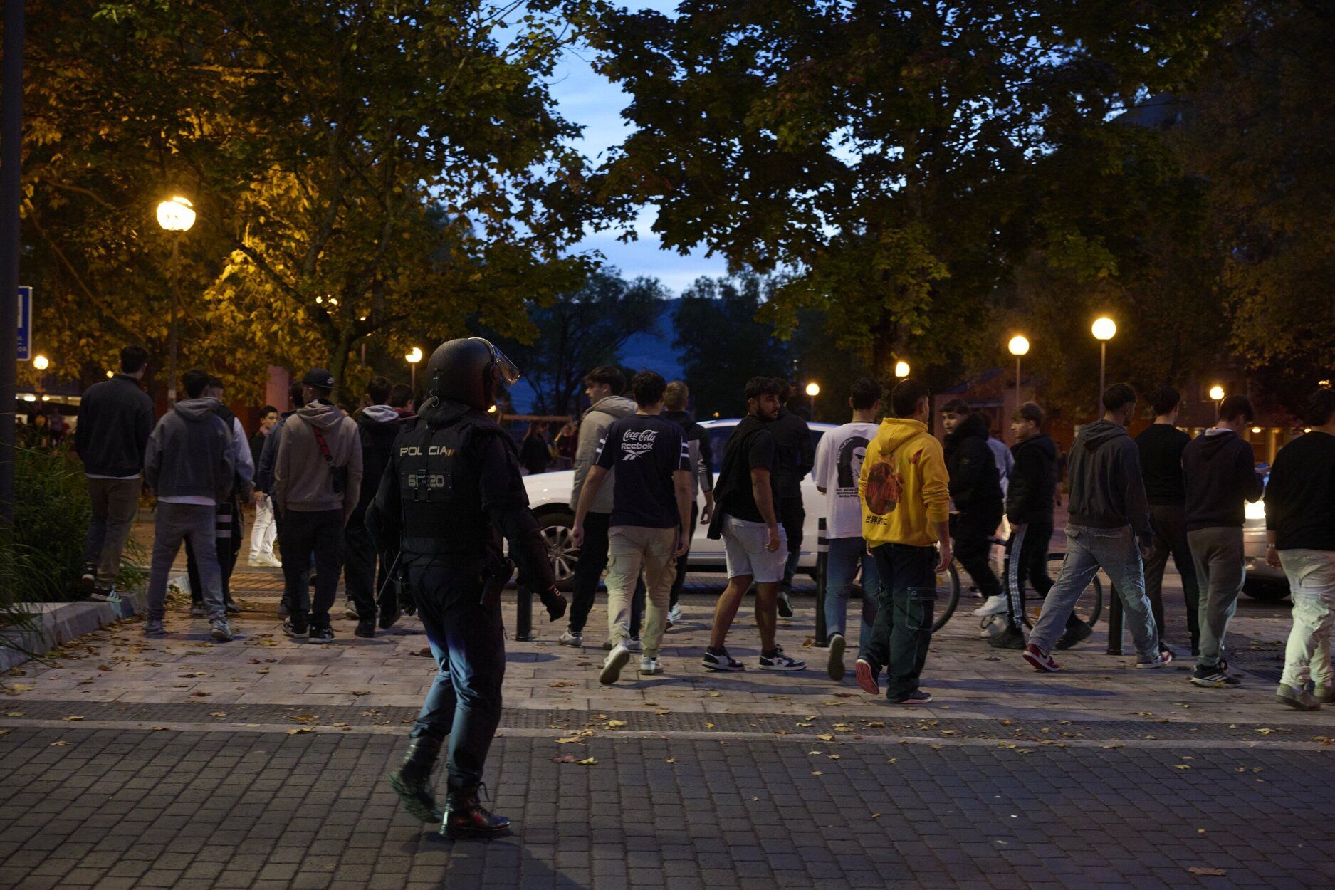 En imágenes | Altercados en la Universidad de Navarra tras la suspensión de un acto de Vito Quiles