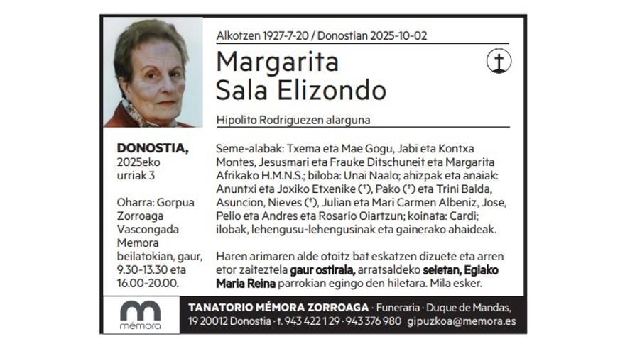 Margarita Sala Elizondo