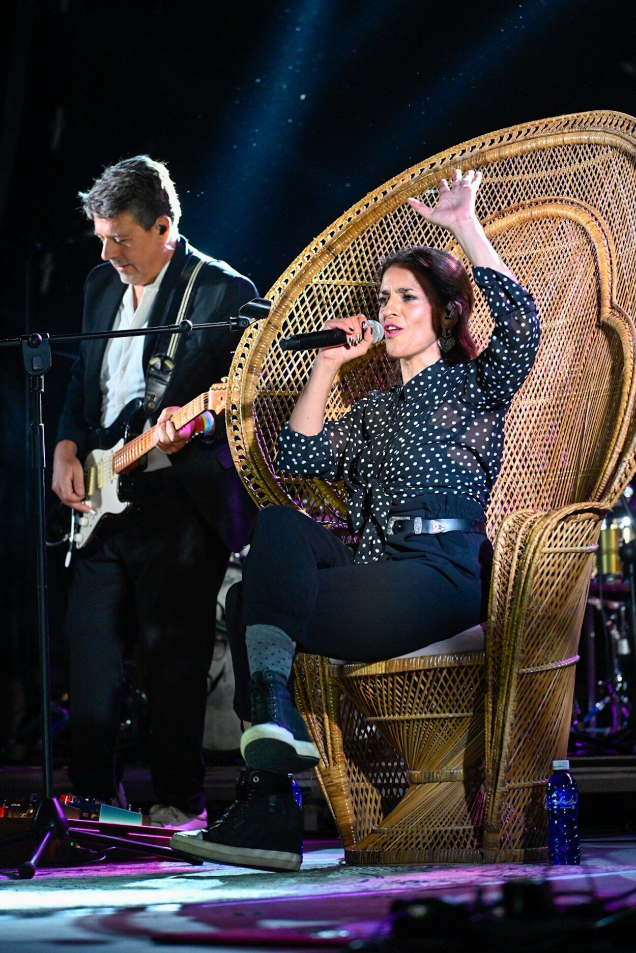 Irun vibra con el concierto de Bebe