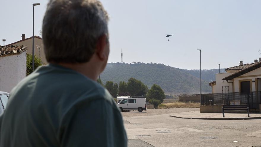 Vecinos de Carcastillo: &quot;Por la noche veíamos desde casa unas llamaradas impresionantes&quot;