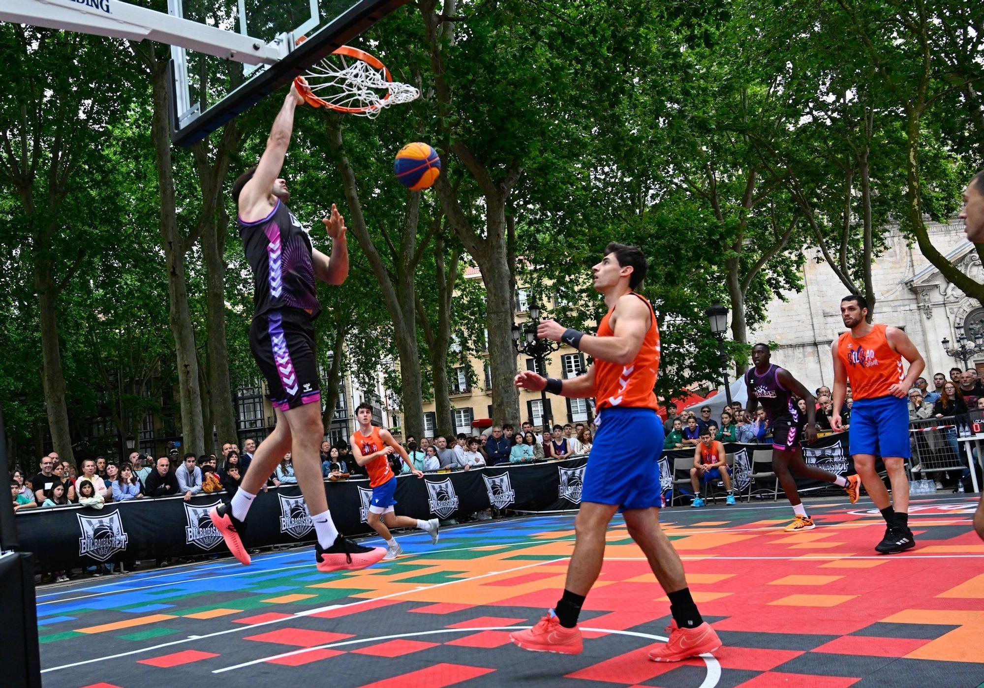 En imágenes: Bilbao se sube al carro del baloncesto 3x3