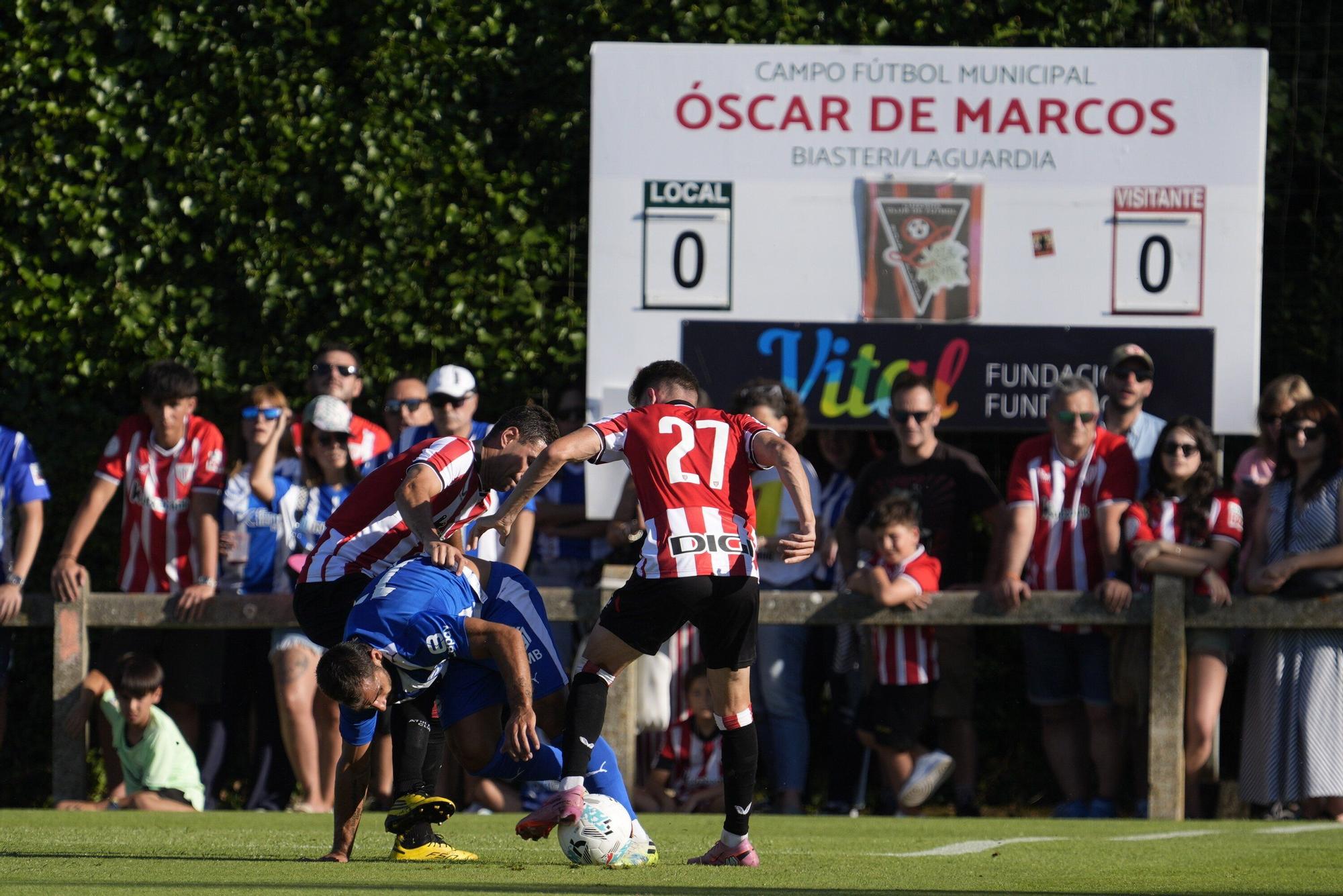 En imágenes: Ilusionante estreno del Alavés en Laguardia (1-0)