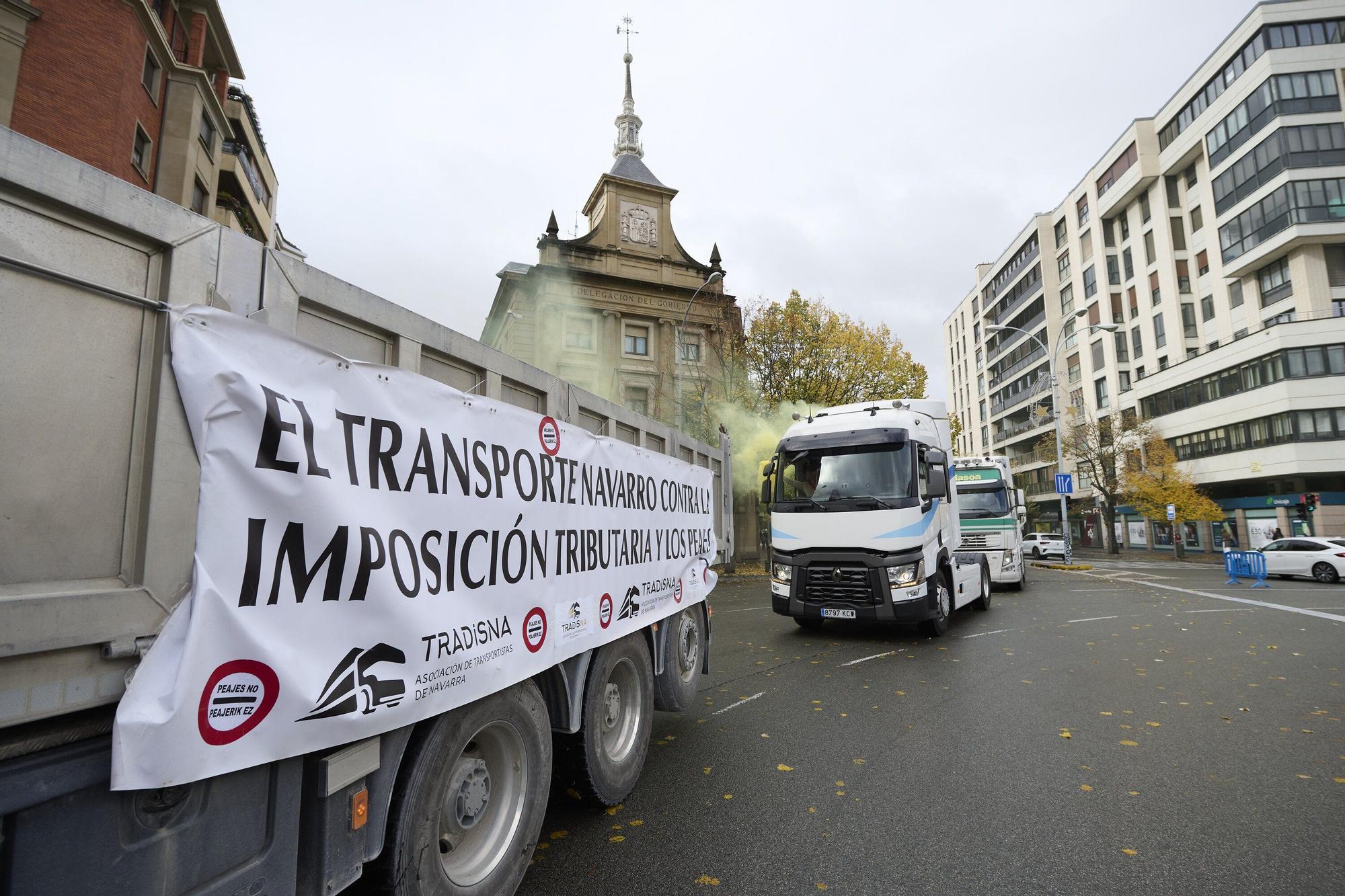 Fotos de la camionada en Pamplona (sábado 8 de noviembre de 2025)