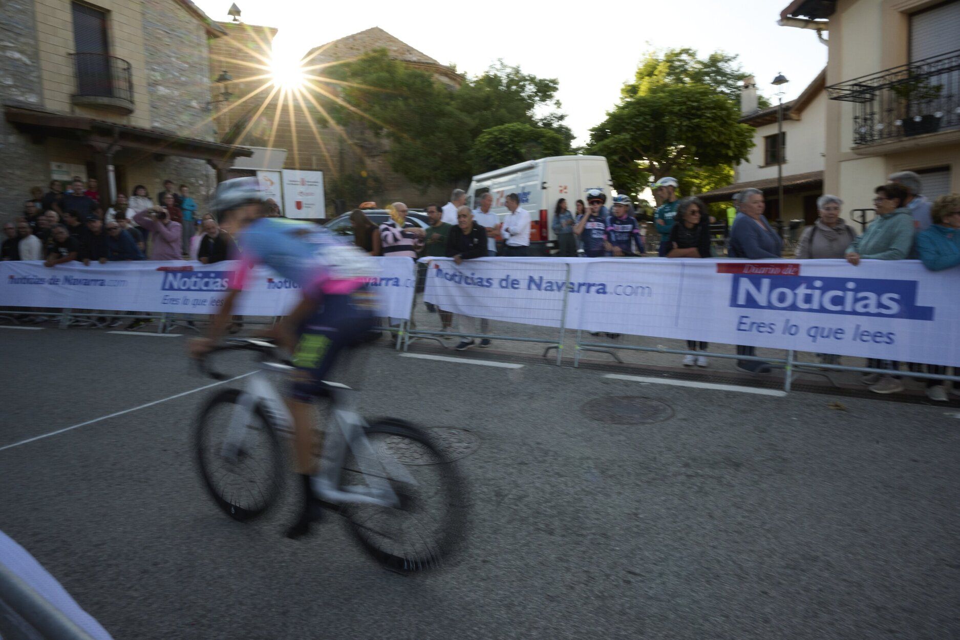 Imágenes de la tercera etapa de la Vuelta a Pamplona