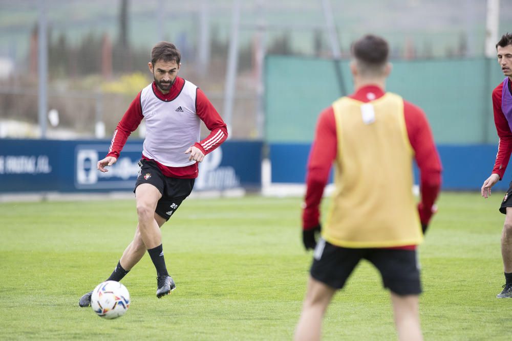 Entrenamiento de Osasuna del 10 de abril