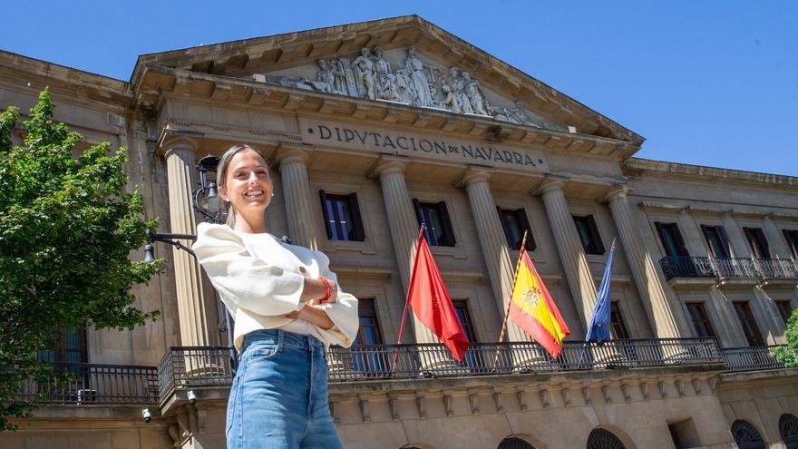 Isabel Gallo Úriz, pamplonesa que a los 28 años va a por su segunda oposición en Navarra: "Fuera hay muchos riesgos"
