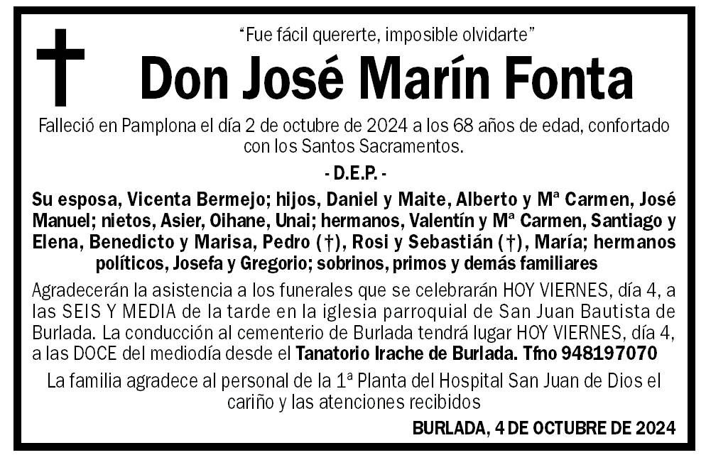 José Marín Fonta