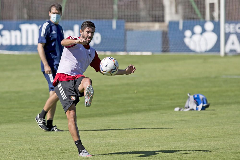 Entrenamiento de Osasuna en Tajonar el 19 agosto d