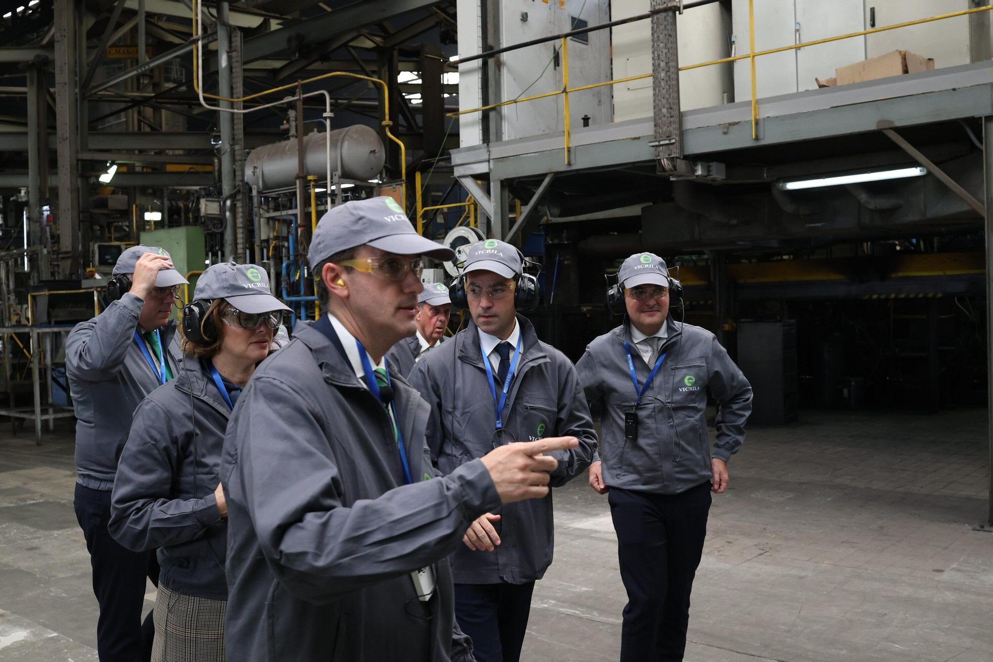 En imágenes: Pradales pone a Vicrila como "ejemplo" industrial que ha sabido enfrentar dificultades