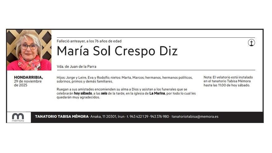 María Sol Crespo Diz