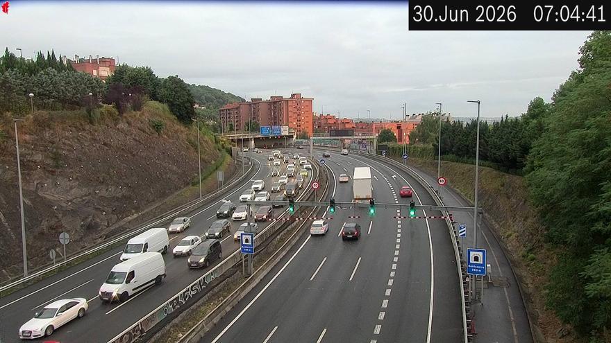 Accidente en la BI-10 sentido Irun