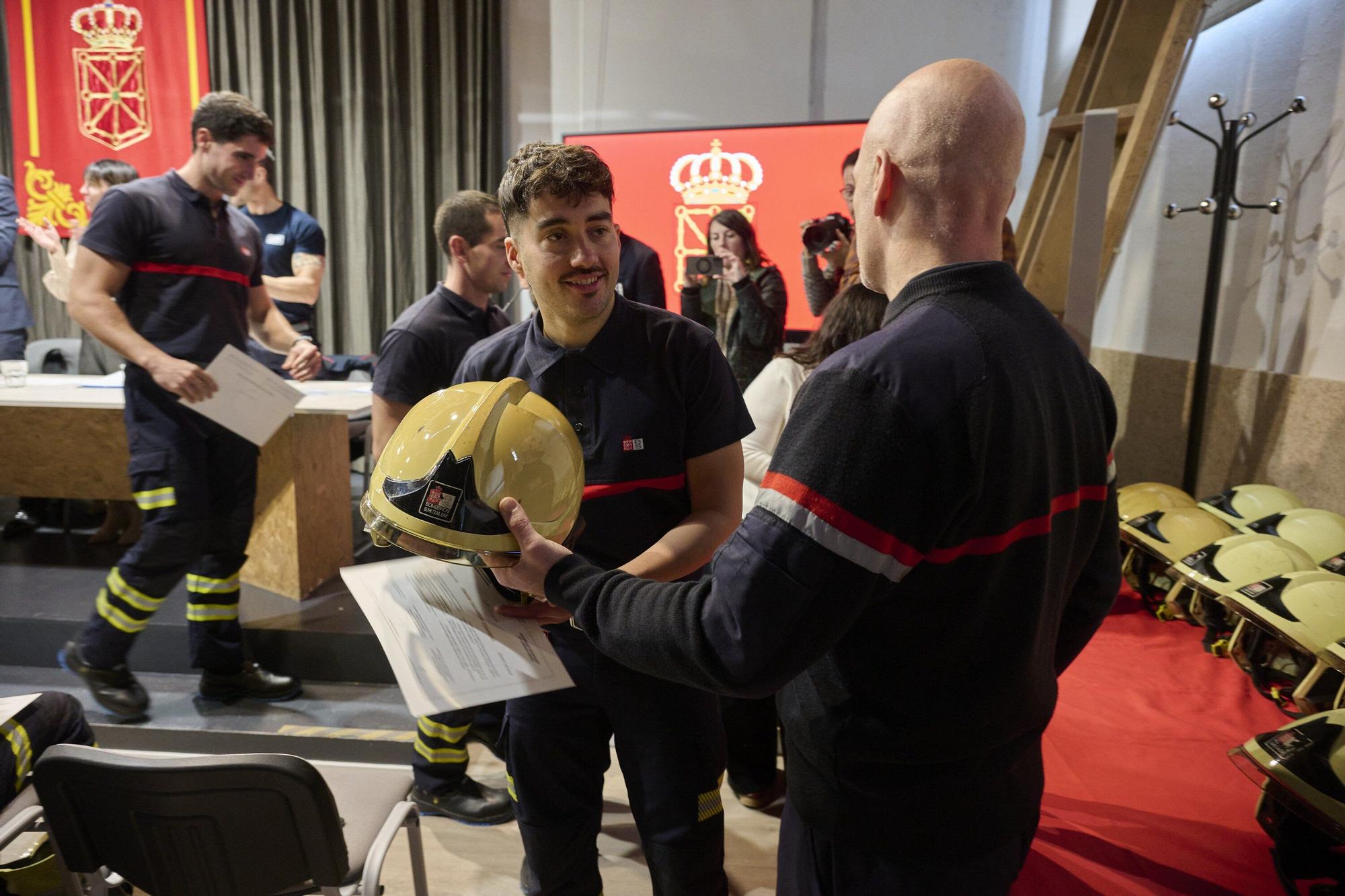28 hombres y 2 mujeres terminan el Ingreso Básico de Bomberos de Navarra
