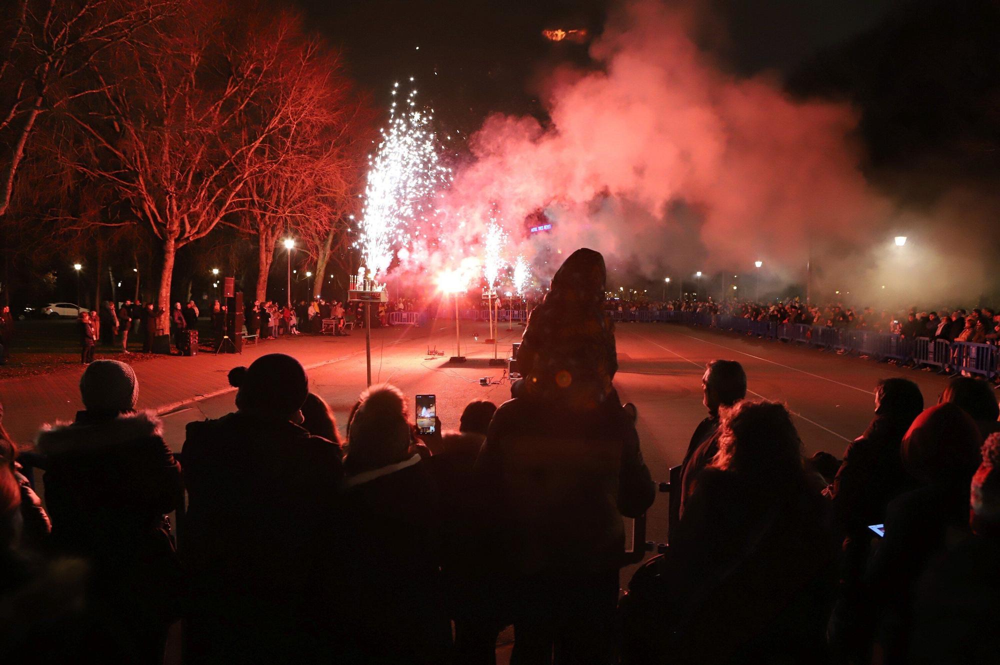 Actos de celebración de Pamplona por el primer peldaño de la escalera de San Fermín