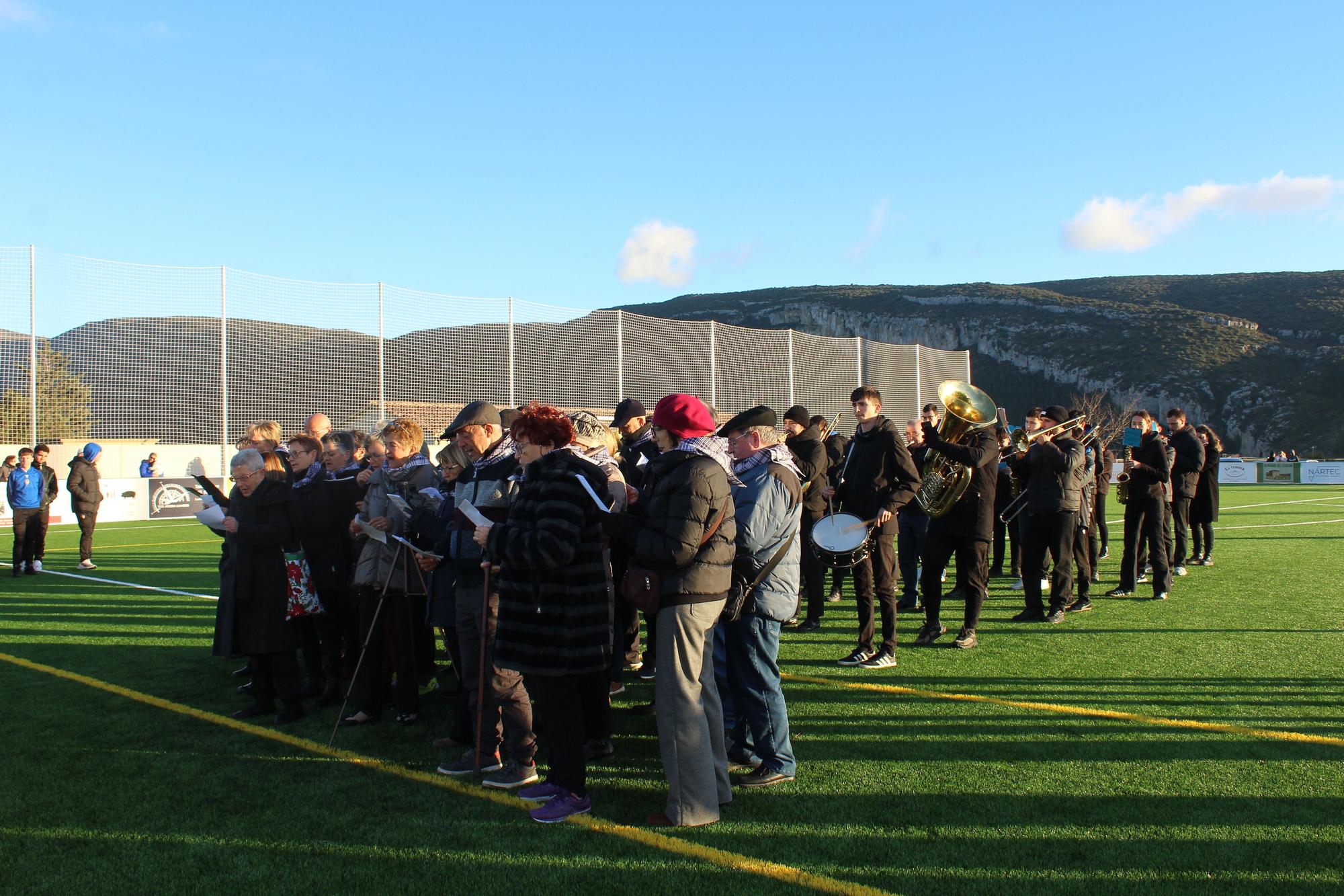 Inauguración del nuevo campo del Lardín