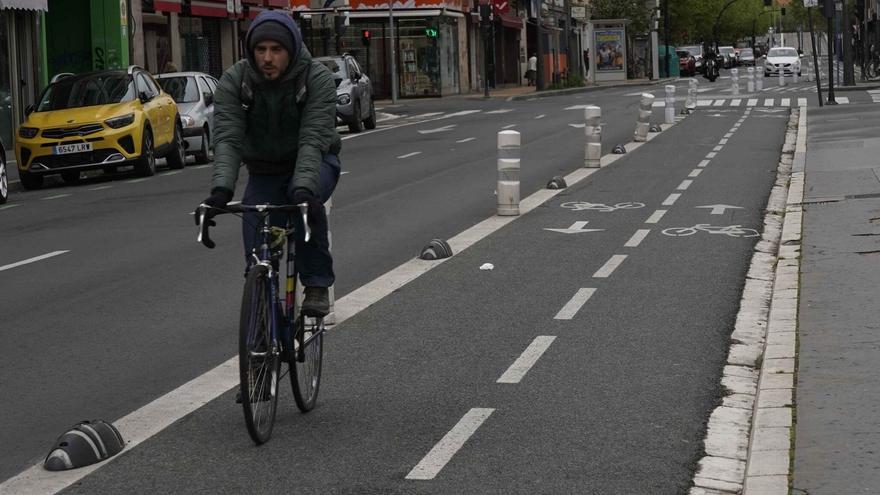 Tres nuevos ejes ciclistas mejorarán la conectividad del barrio de San Martín con el centro de Vitoria
