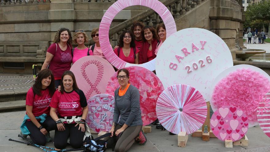 Fotos de la Jornada de información y sensibilización de Saray en la Plaza del Castillo